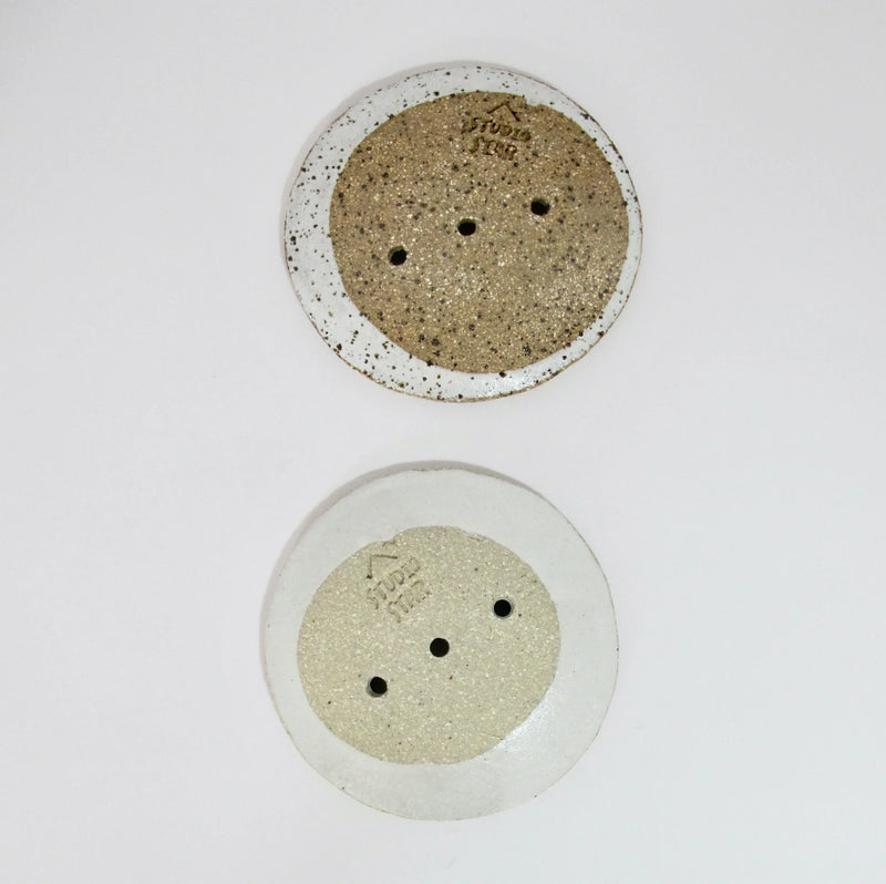 Ceramic Soap Dish | White Glaze