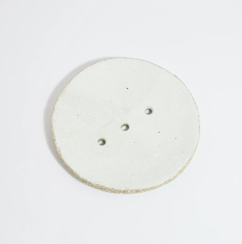 Ceramic Soap Dish | White Glaze