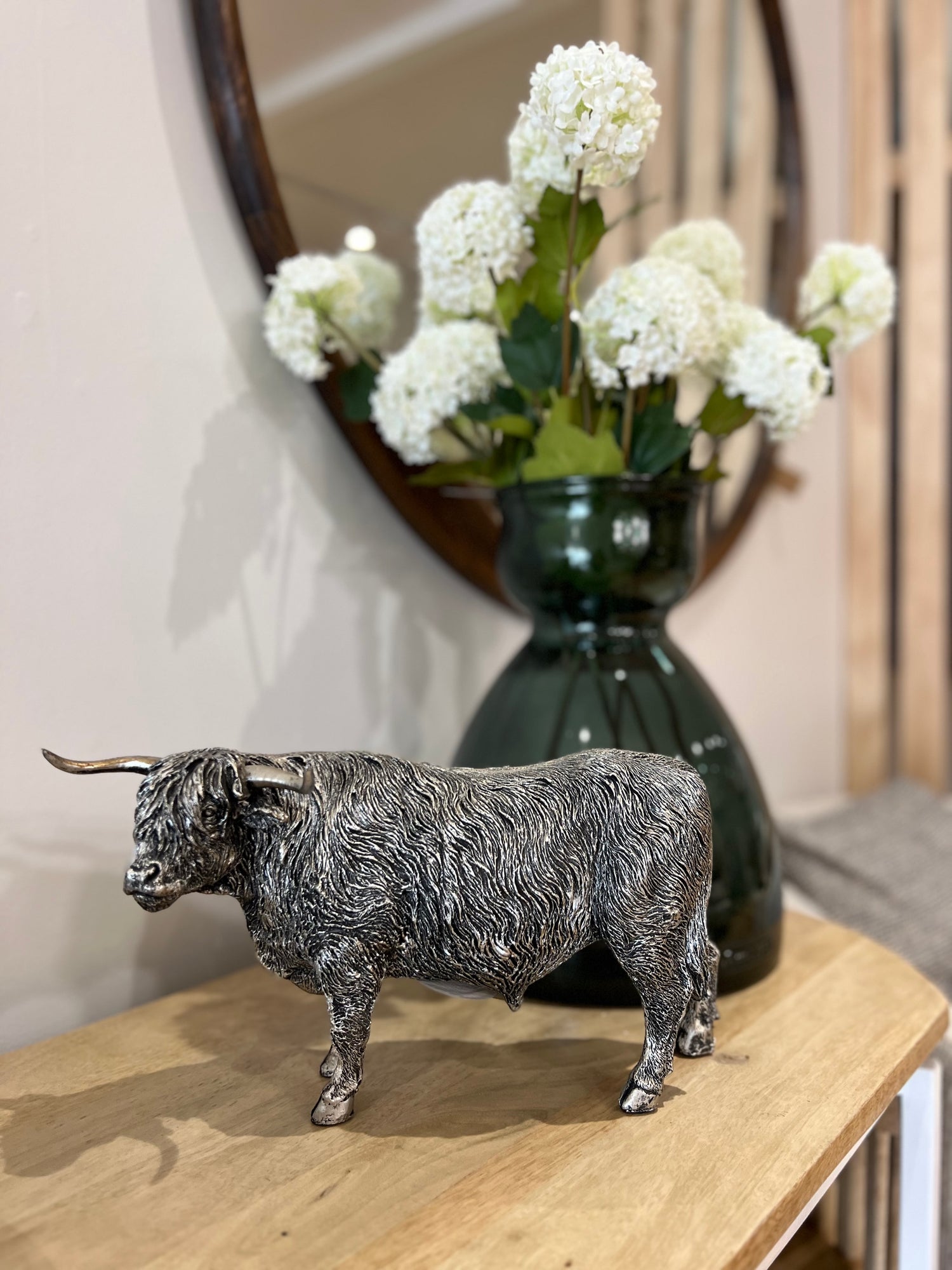 Bull with Horns Statue