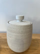 Zen Ceramic Canister | 23cm Sandy White