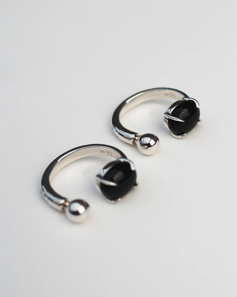 F+H Studios | Accord Punk Earrings - Onyx