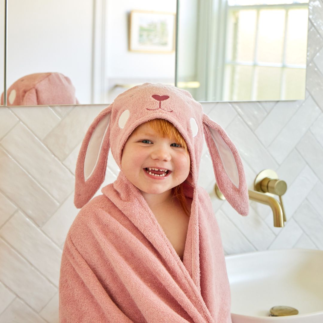 Jiggle & Giggle Beatrice Bunny Hooded Towel