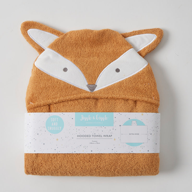 Jiggle & Giggle Felix Fox Hooded Towel 