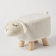 Jiggle & Giggle  Lamb Boucle' Kids Stool
