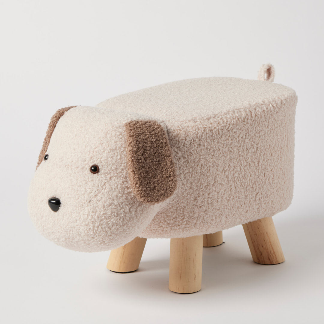 Jiggle Giggle Puppy Boucle Kids Stool