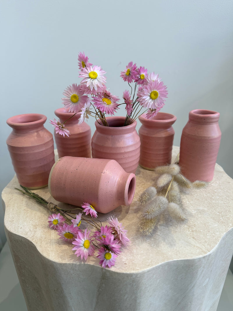 Pottery Mini Vase | Pink