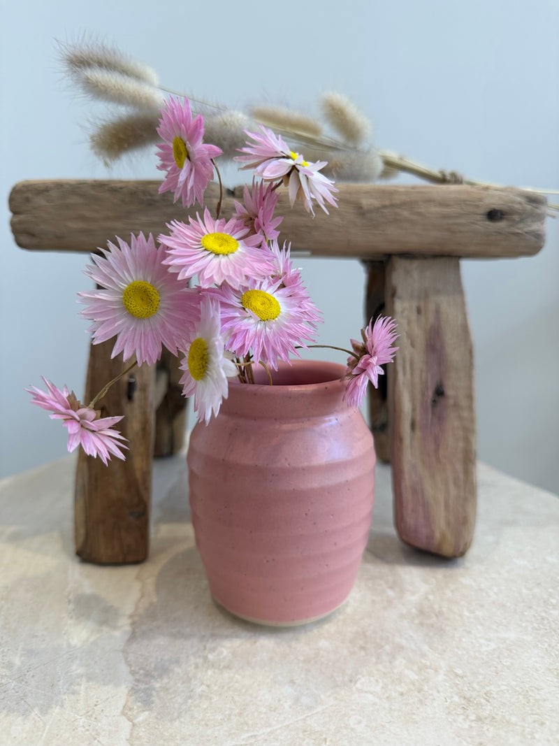 Pottery Mini Vase | Pink