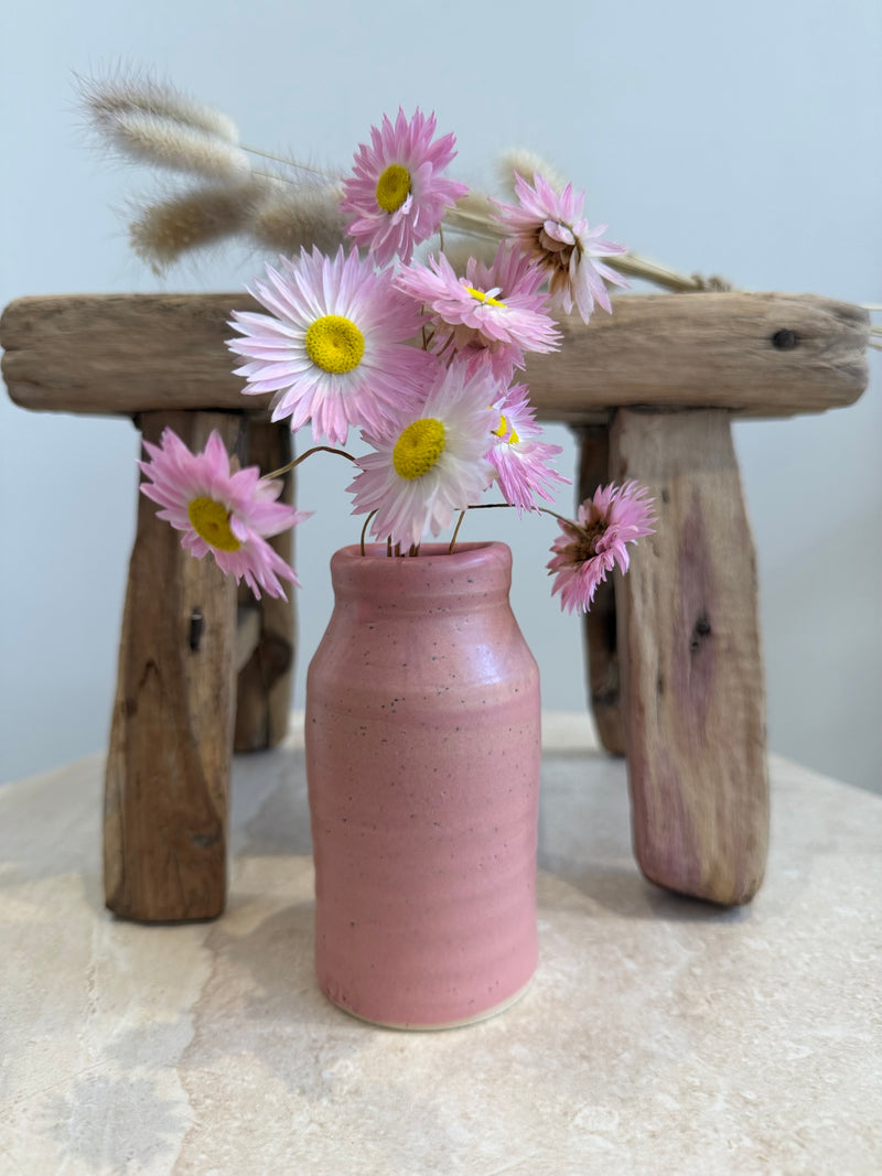 Pottery Mini Vase | Pink