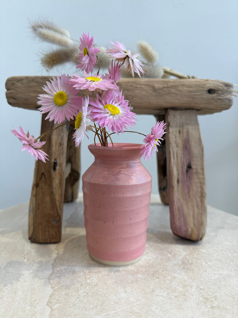 Pottery Mini Vase | Pink