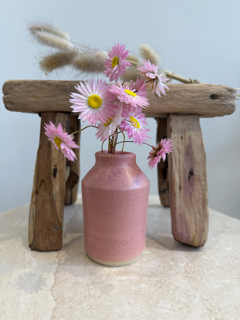 Pottery Mini Vase | Pink