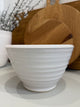 Joss Beadle Gloss White Pottery Bowl