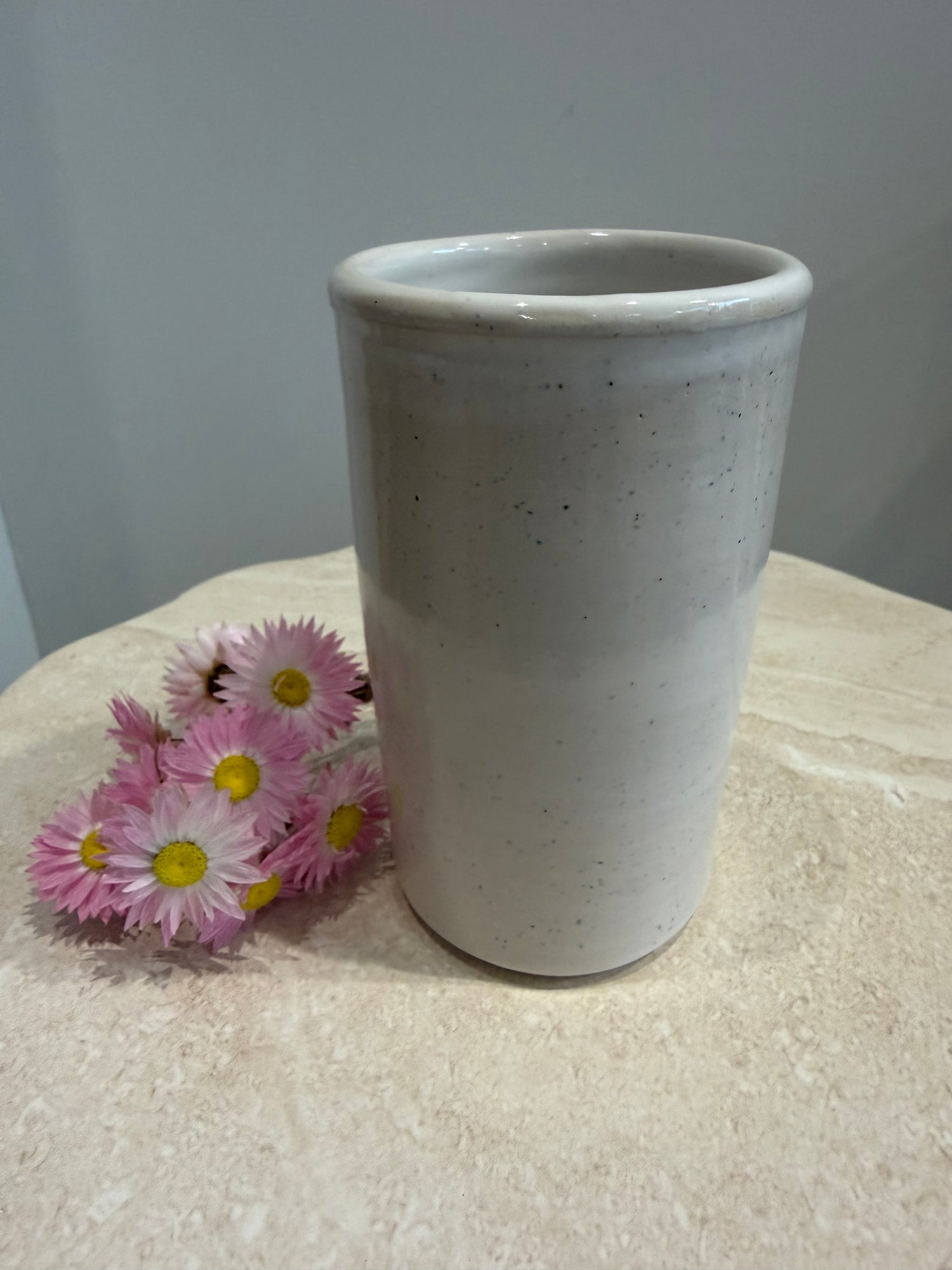 Pottery Vase | Medium - White