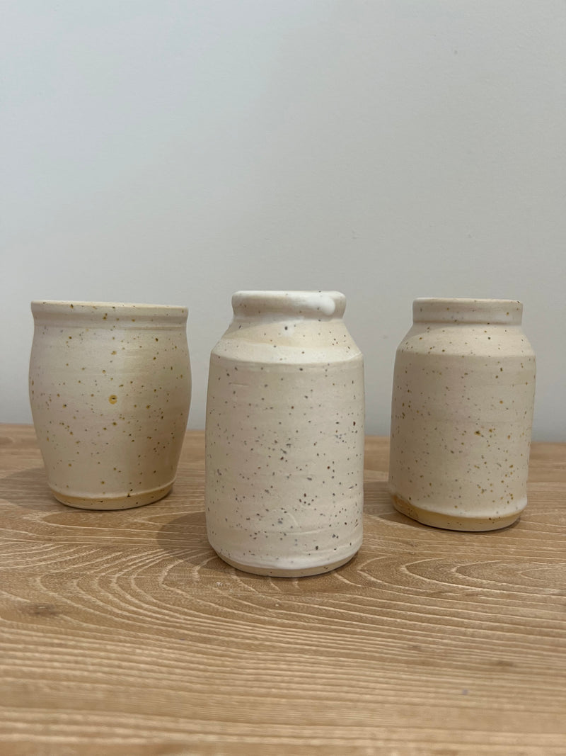 Pottery Mini Vases | Set 3