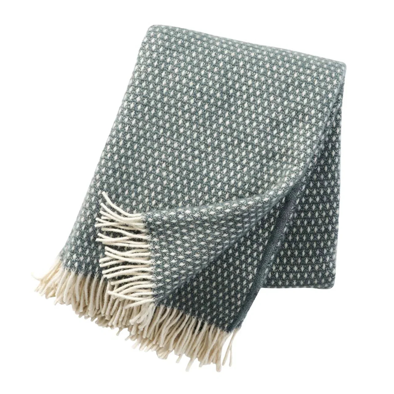 Klippan Lambswool Throw | Knut - Balsam Green