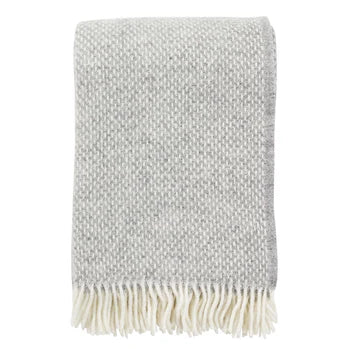 Klippan Lambswool Throw | Preppy - Grey Melange