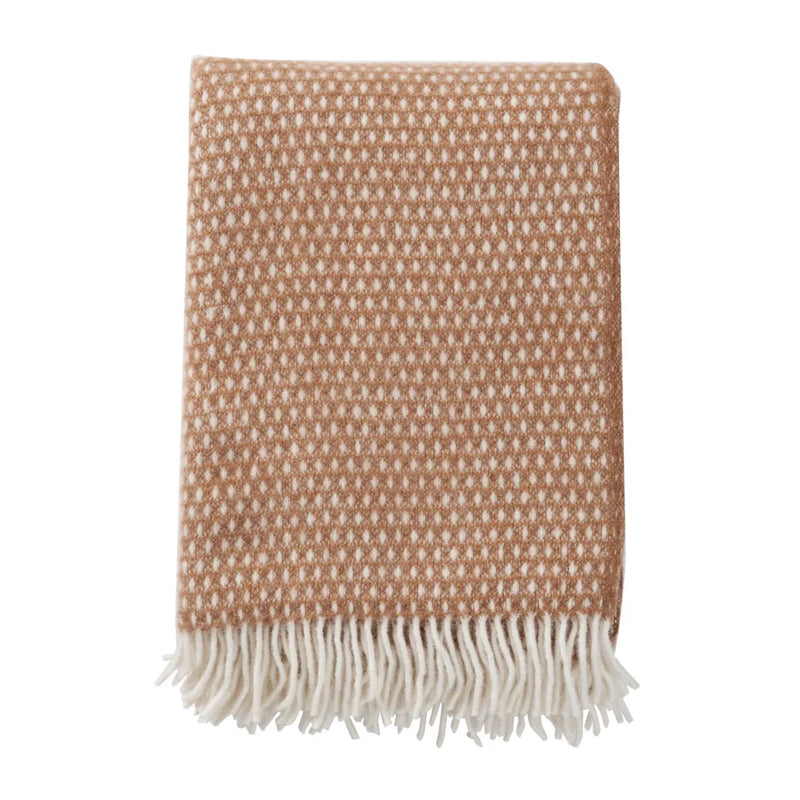 Klippan Lambswool Throw | Knut - Nougat