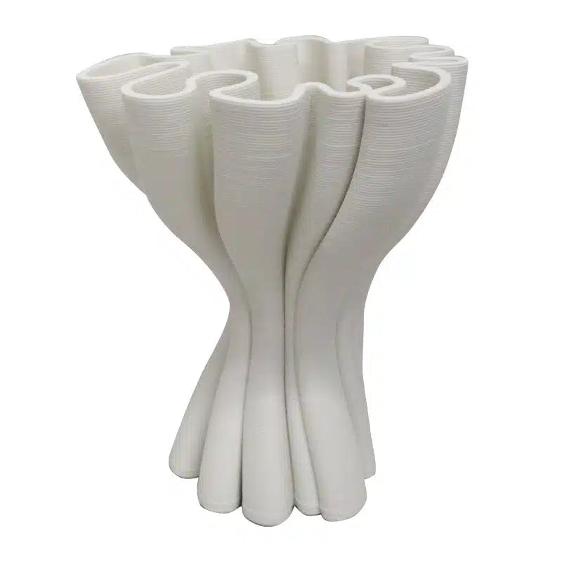 Le Forge | 3D Cooper Vase - White