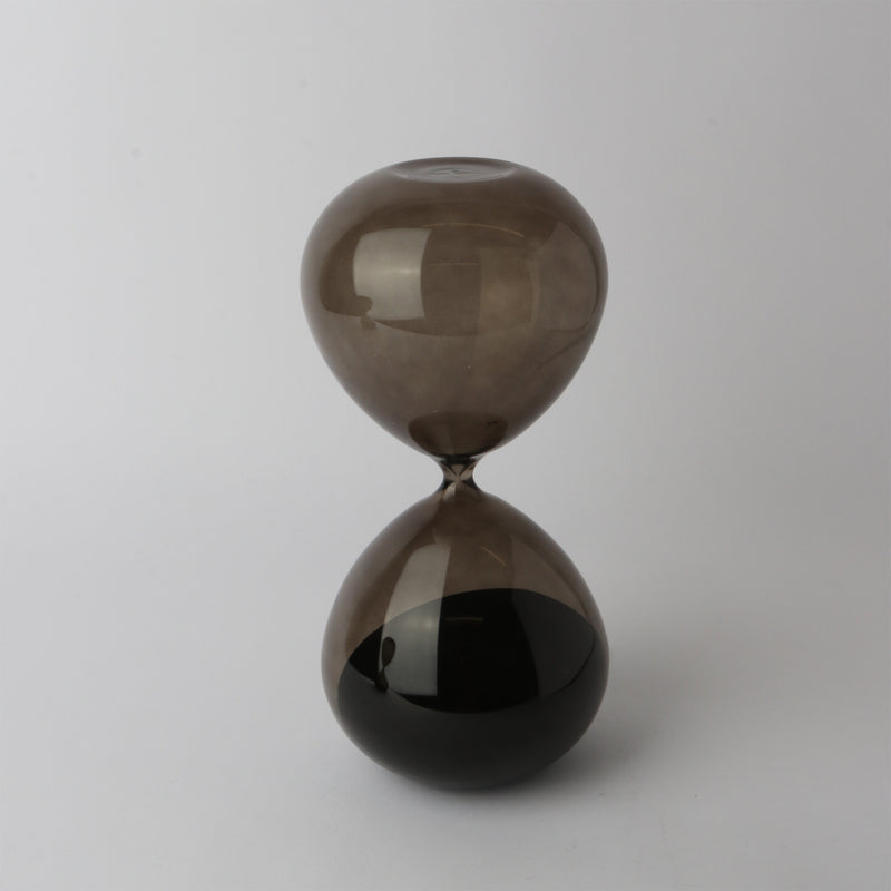 90 Min Decor Hour Glass In Smoke Black