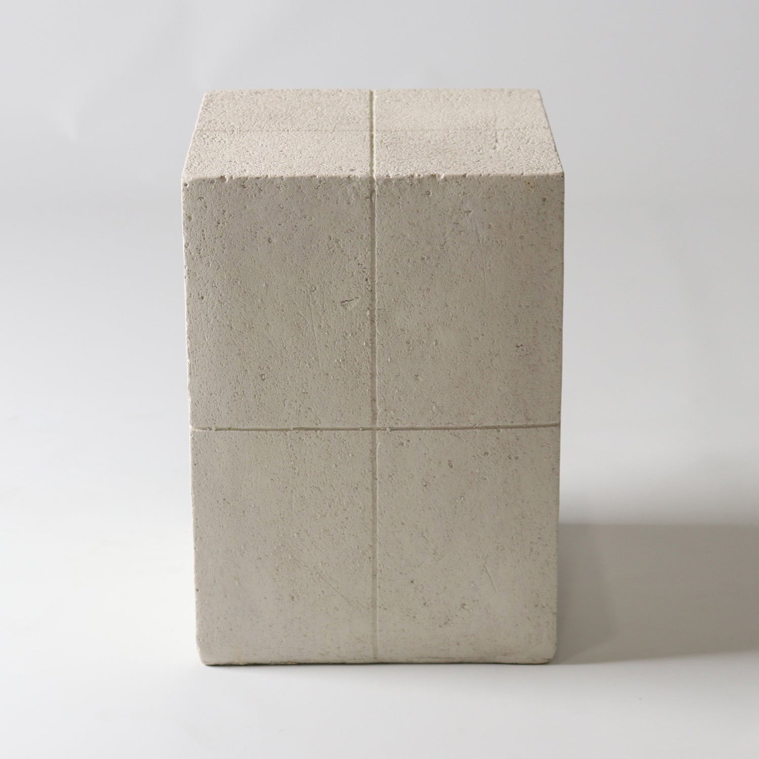 Fibreglass Quad Stool | Off White