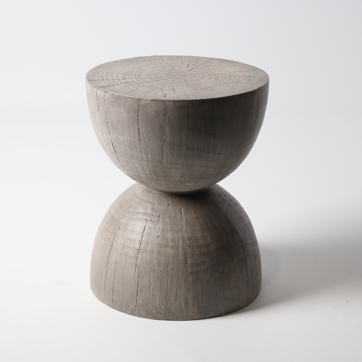 Le Forge MGO Hourglass Stool In Grey