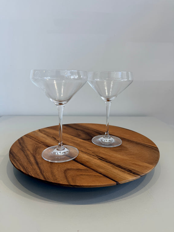Clear Glass Tulip Style Cocktail Glass 