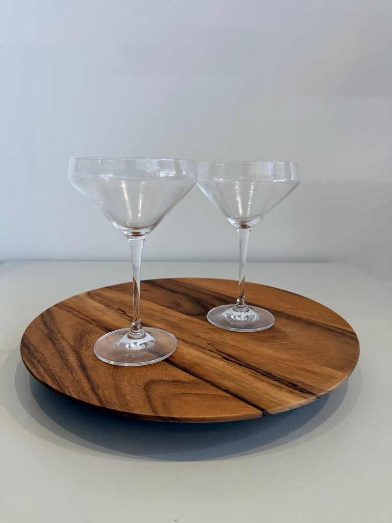 Clear Glass Tulip Style Cocktail Glass 