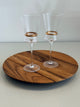 Gold Rim Wine Glass