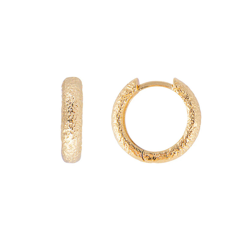 Failey | Antique Gold Midi Hoops