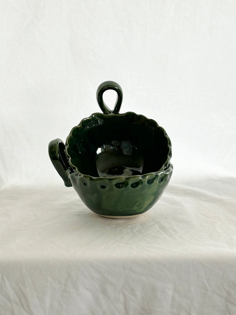 Magnolia Lane Handled Mini Bowl