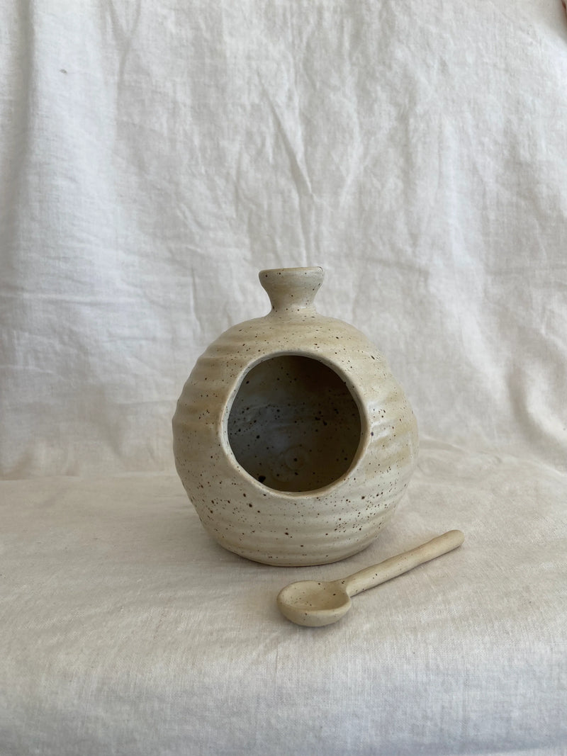 Magnolia Lane Ceramics Salt Pig | Rustic Speckle