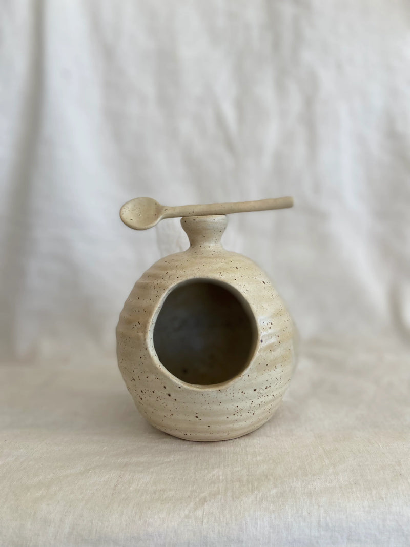 Magnolia Lane Ceramics Salt Pig | Rustic Speckle