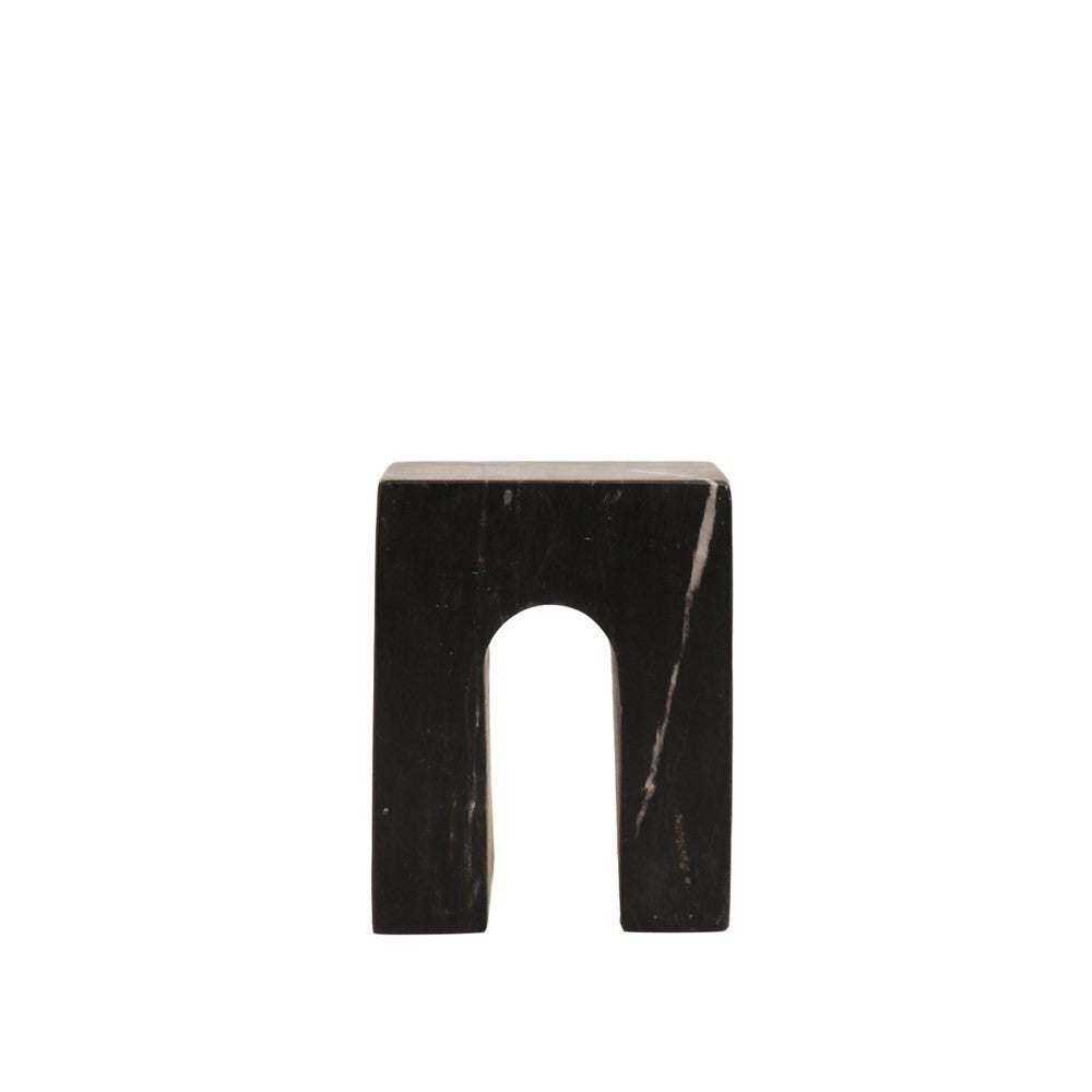 Marble Object | Black Single Arch
