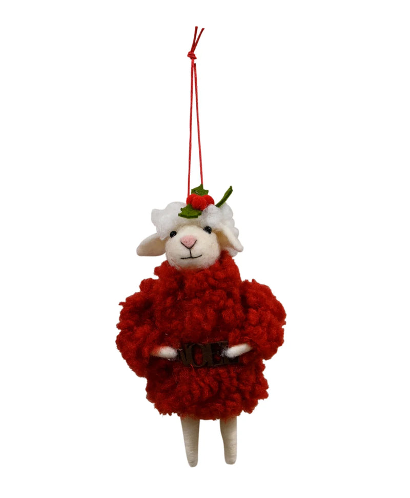 Felt Hanging Sheep - Angie 