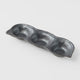 Naibu | Triple Pod Sauce Dish - Black