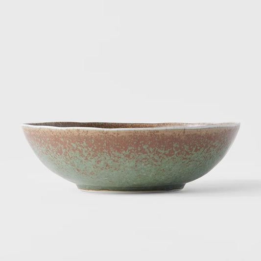 Naibu | Green Fade Medium Oval Bowl