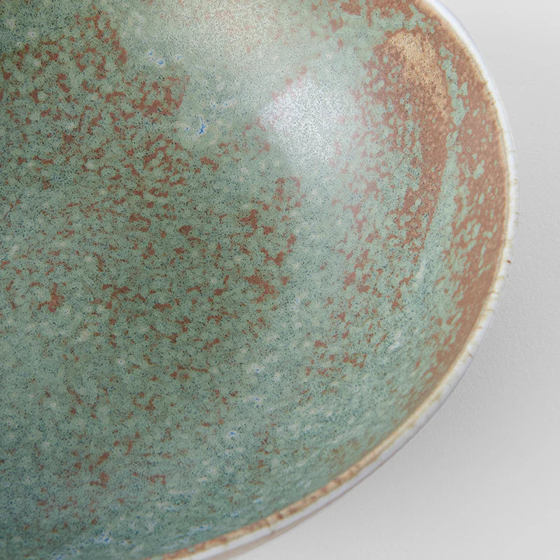 Naibu | Green Fade Medium Oval Bowl
