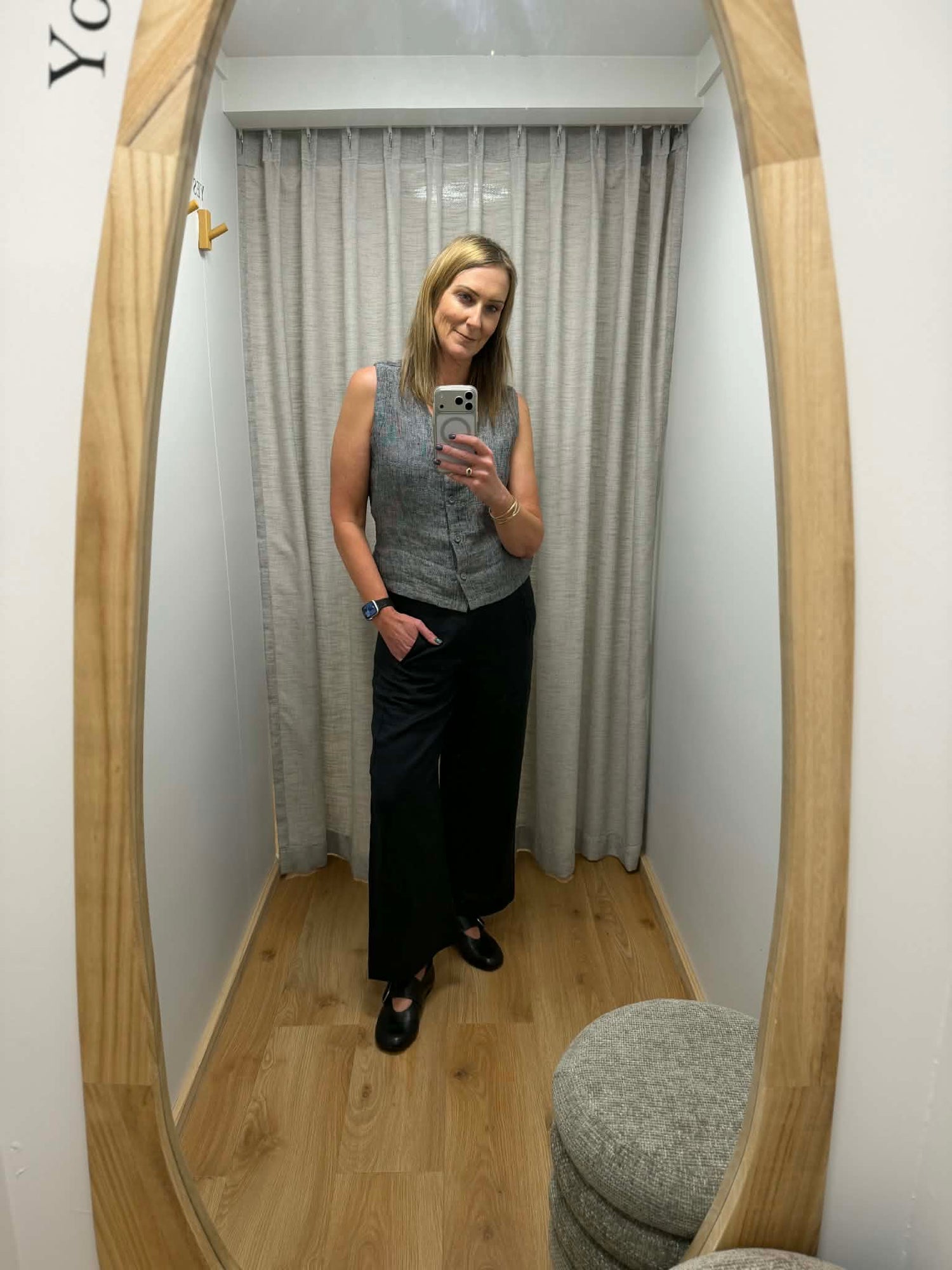 Naturals By O&J Linen Vest 