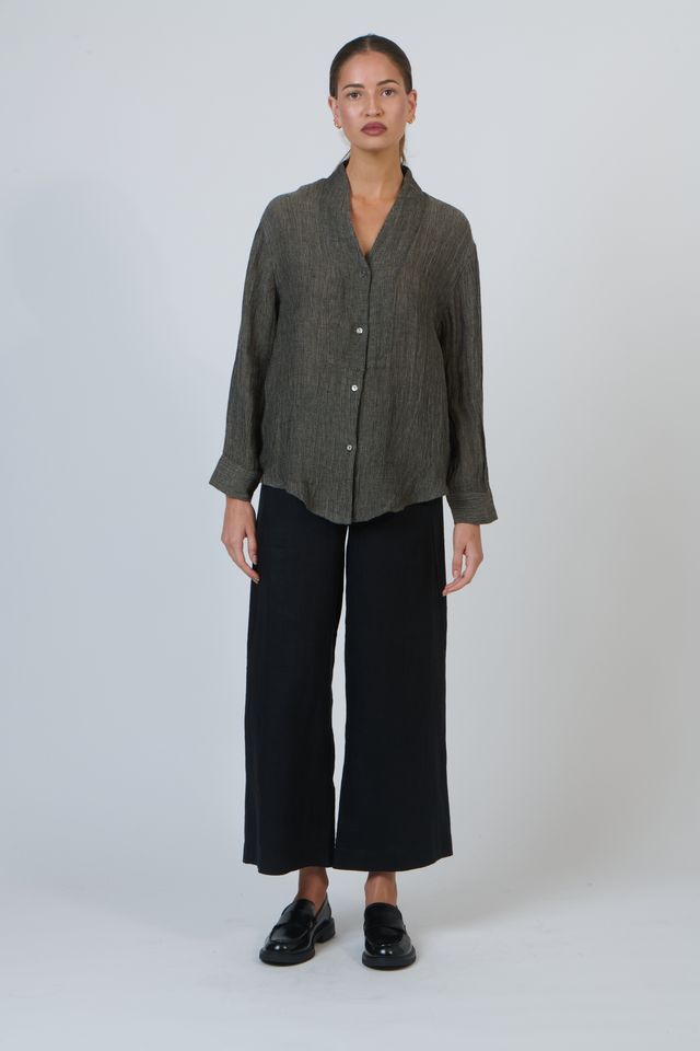 Naturals Linen Pant | Black