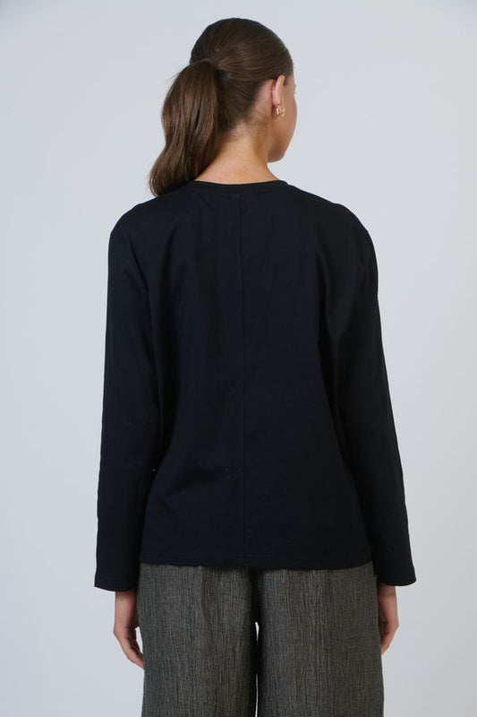 Naturals Long Sleeve Tee | Black