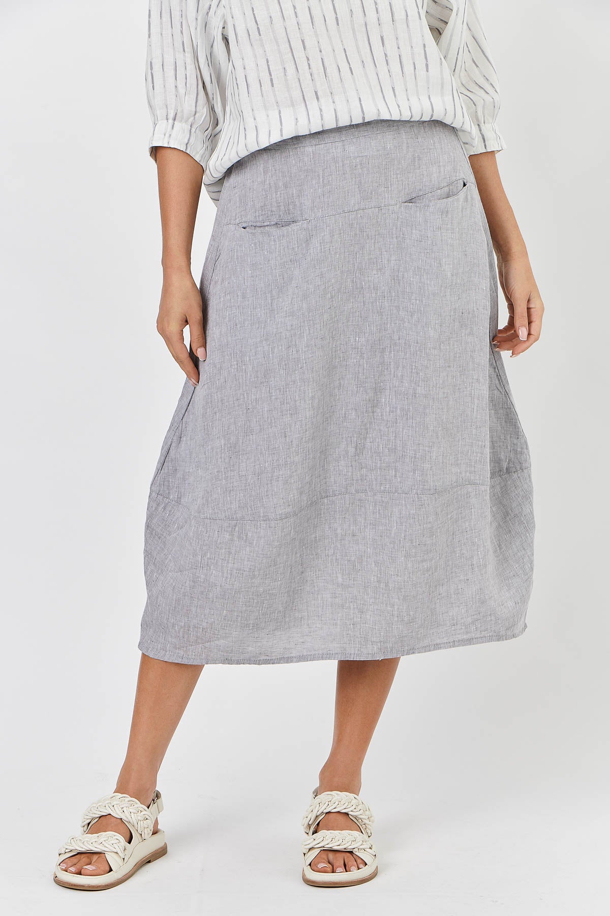 Naturals Bubble Skirt | Smoke
