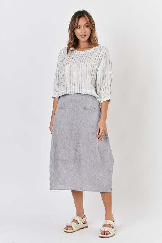 Naturals Bubble Skirt | Smoke