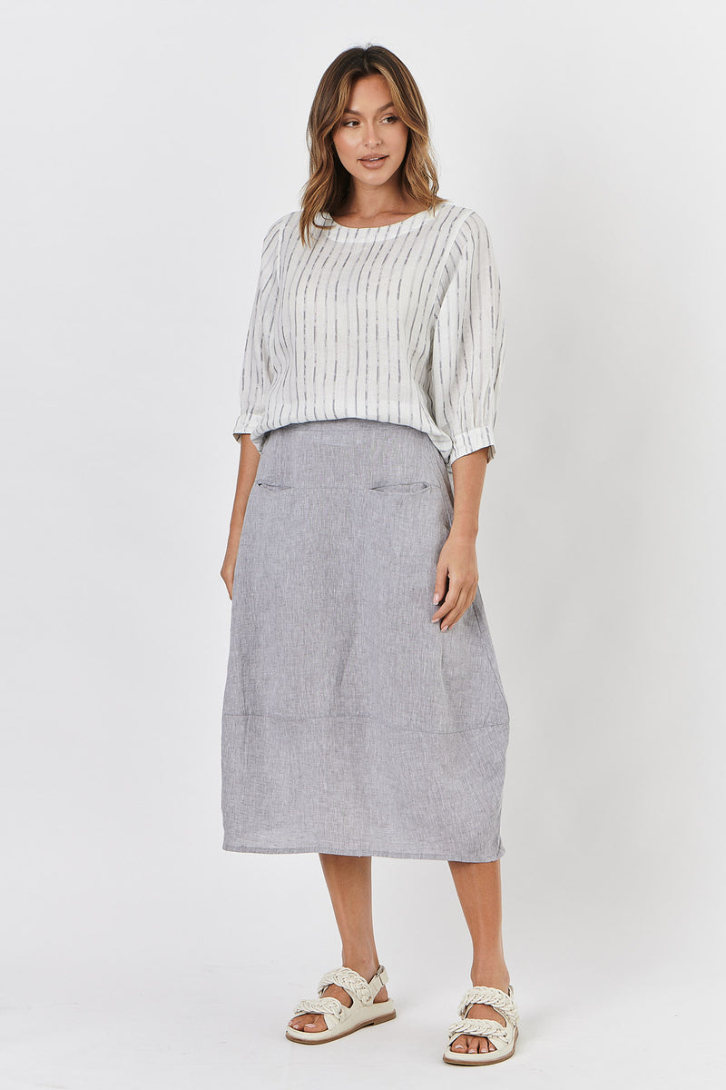 Naturals Bubble Skirt | Smoke