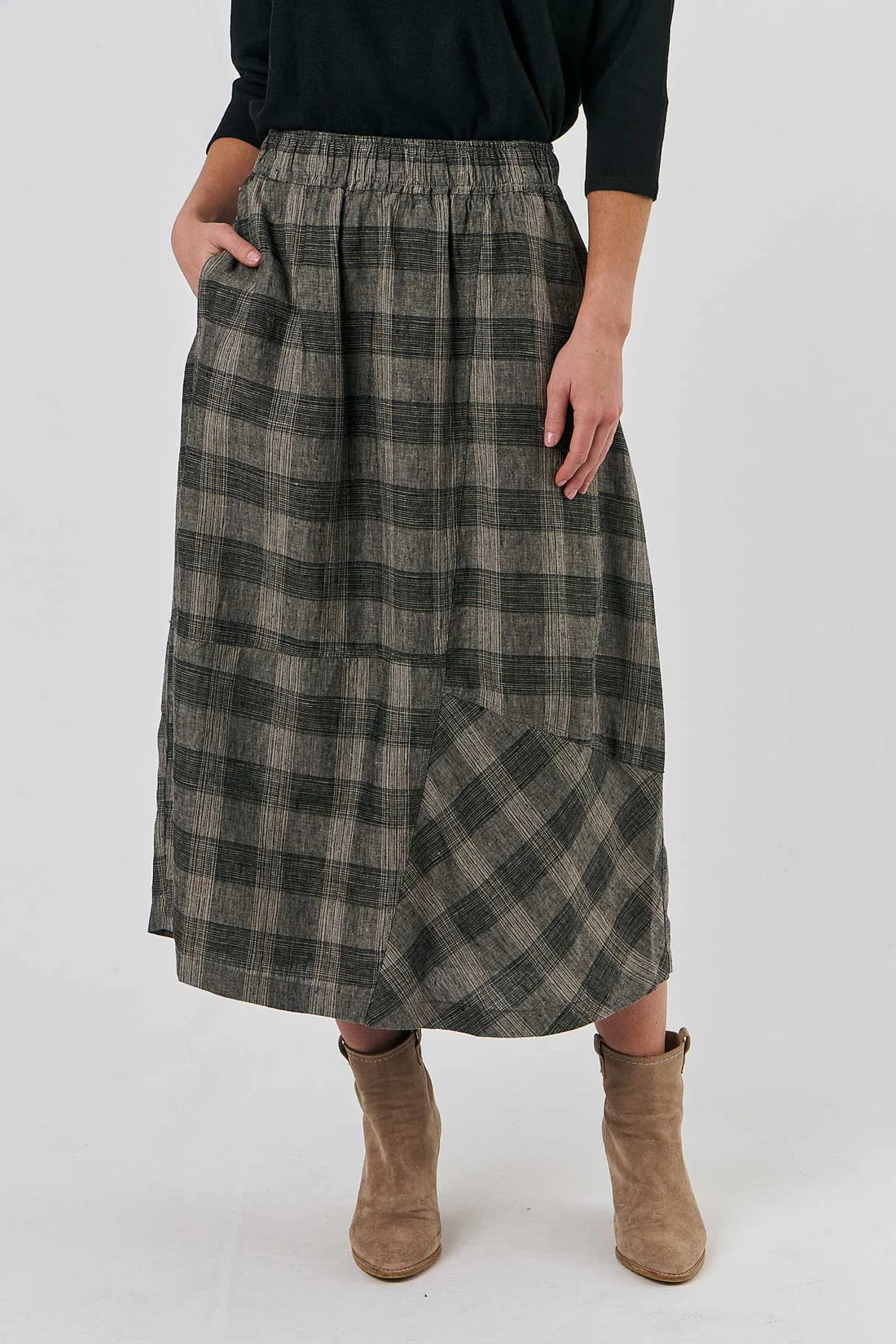 Naturals By O&J | Midi Skirt - Mesh