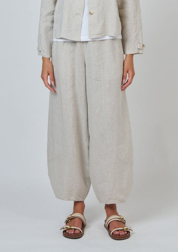 Naturals By O&J Linen Balloon Pants | Sand 