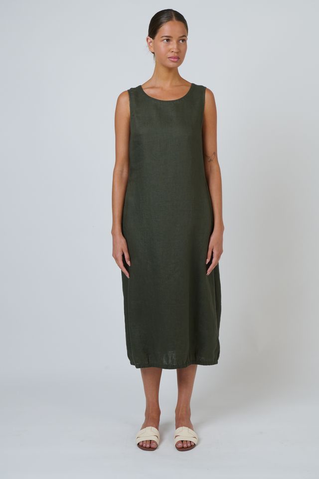 Naturals By O&J Linen Dress | Topiary
