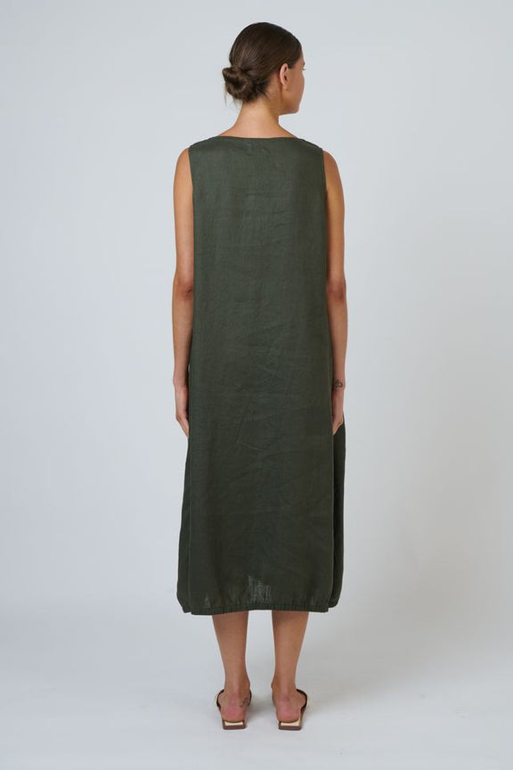 Naturals By O&J Linen Dress | Topiary