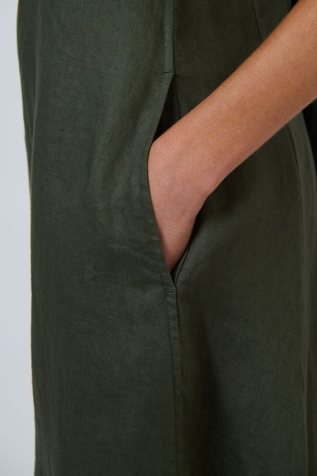Naturals By O&J Linen Dress | Topiary
