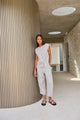 Naturals By &J Linen Pant in Sand 