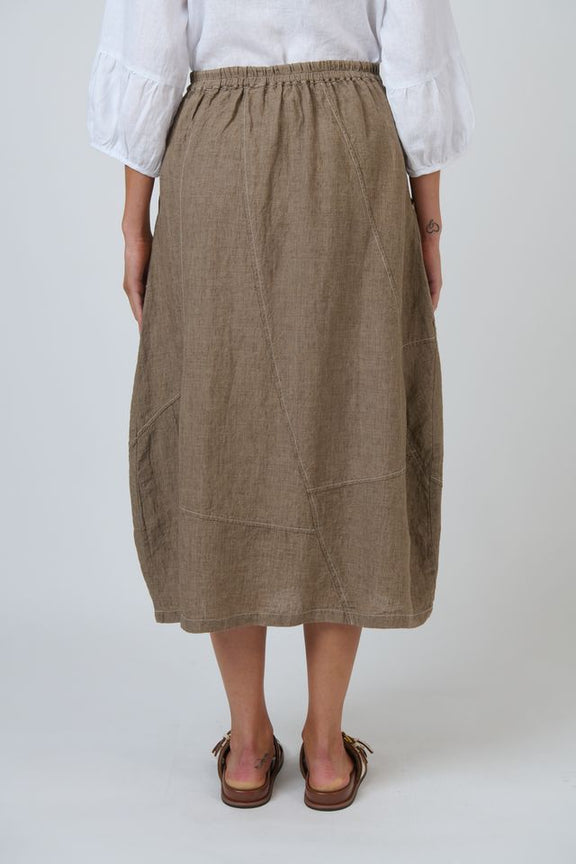 Naturals By O&J Linen Skirt | Agate 