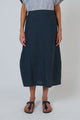 Naturals By O&J Linen Skirt Gunsmoke 